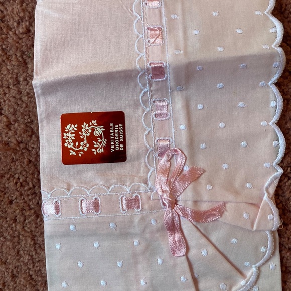 New Imported Italian 2 Pillow Case & Flat Sheet Set A Norma Di Legge No 883 - Picture 4 of 8